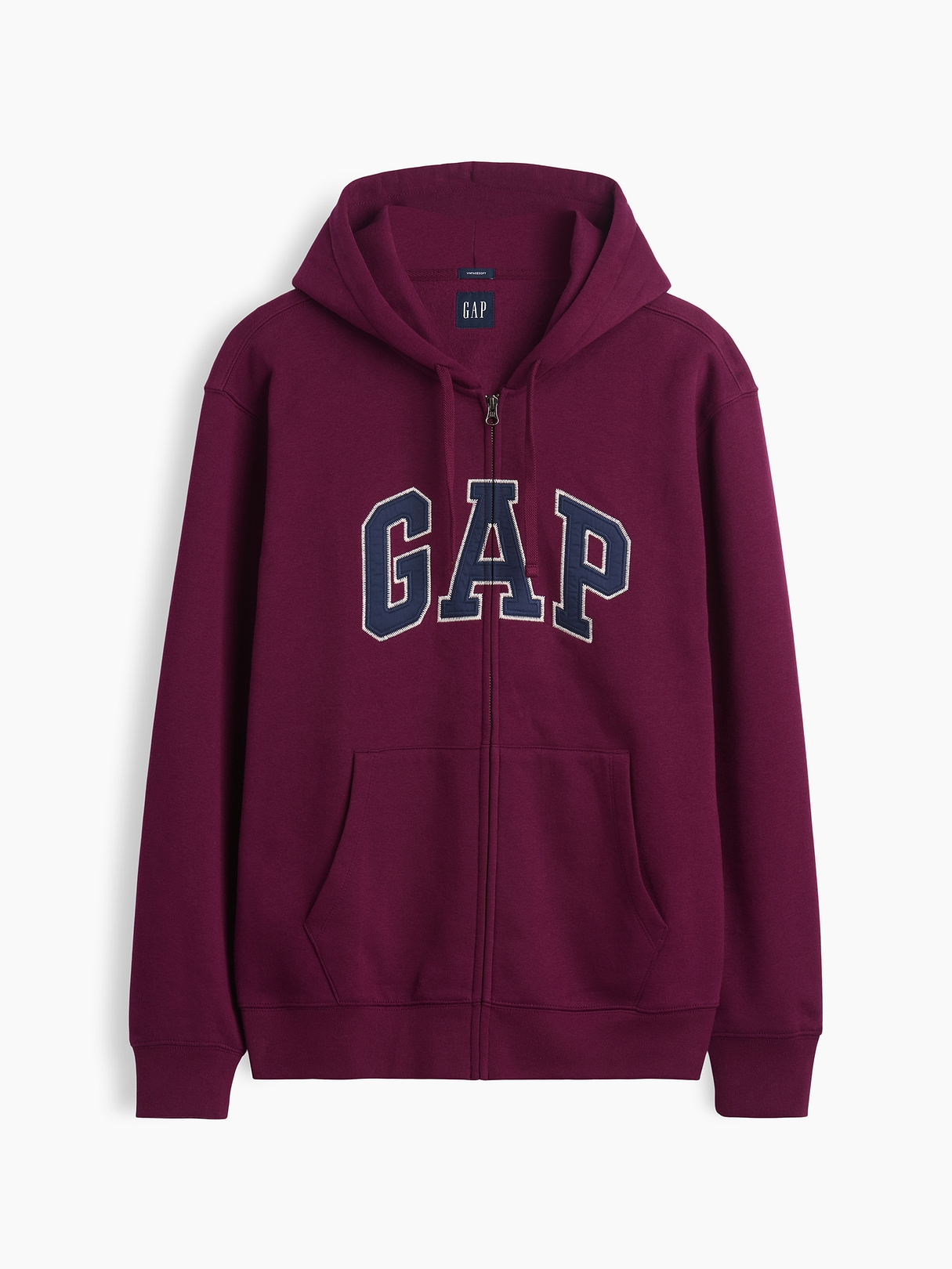 Adult VintageSoft Arch Logo Zip Hoodie | Gap
