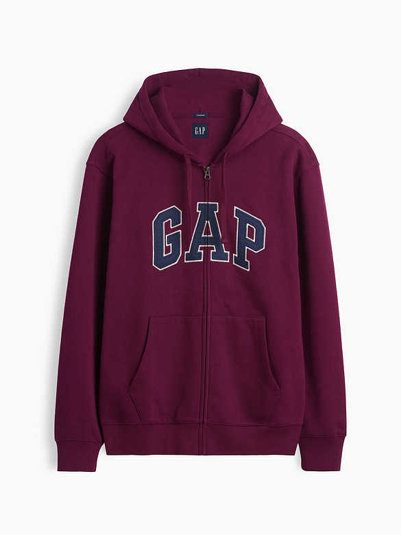 Adult VintageSoft Arch Logo Zip Hoodie