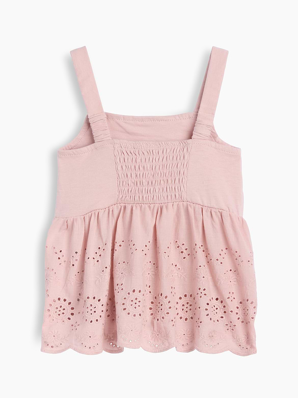 Baby & Toddler Eyelet Hem Top