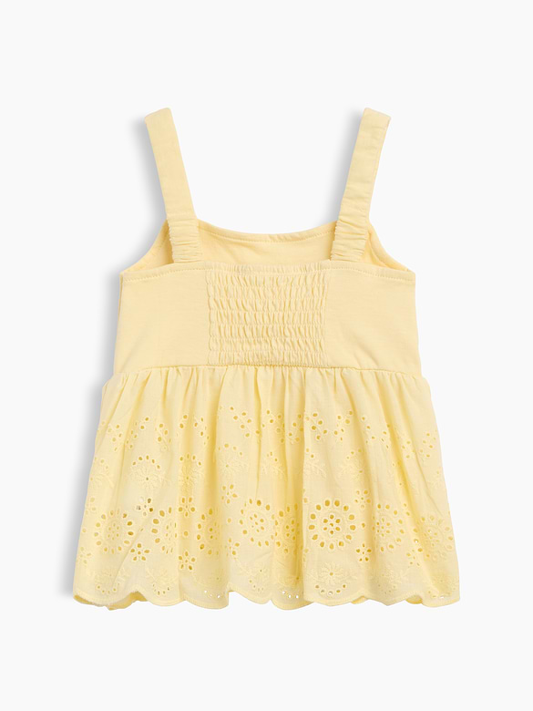 Baby & Toddler Eyelet Hem Top