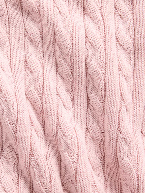 Kids 100% Cotton Cable-Knit Sweater Skort
