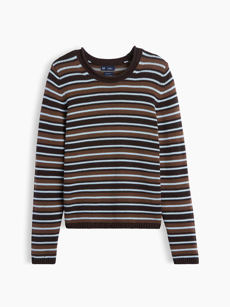 Image number 6 showing, 100% Cotton Rollneck Sweater