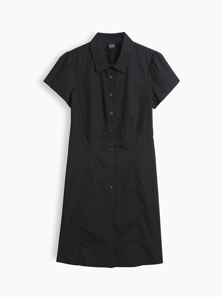 Image number 5 showing, Empire-Waist Mini Shirtdress