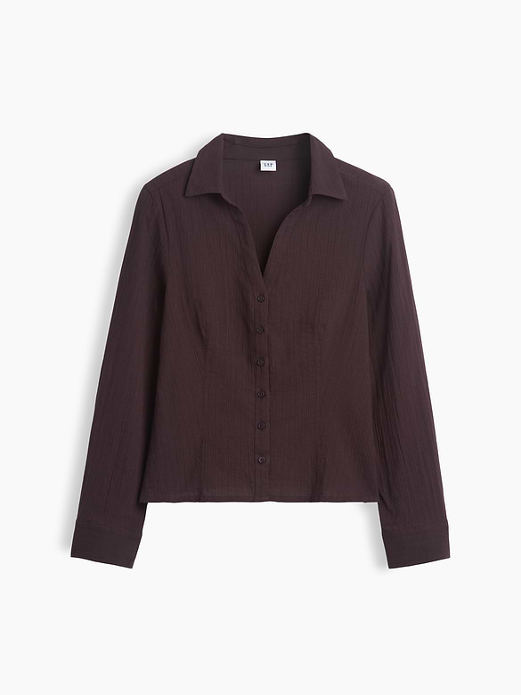 Textured Dobby Fitted Shirt