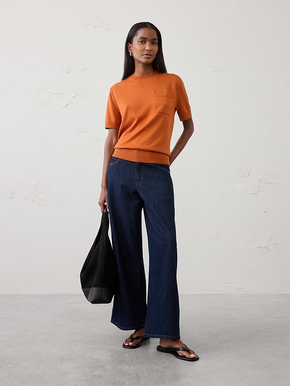Forever Pocket Sweater T-Shirt