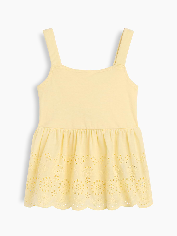 Image number 1 showing, Baby & Toddler Eyelet Hem Top