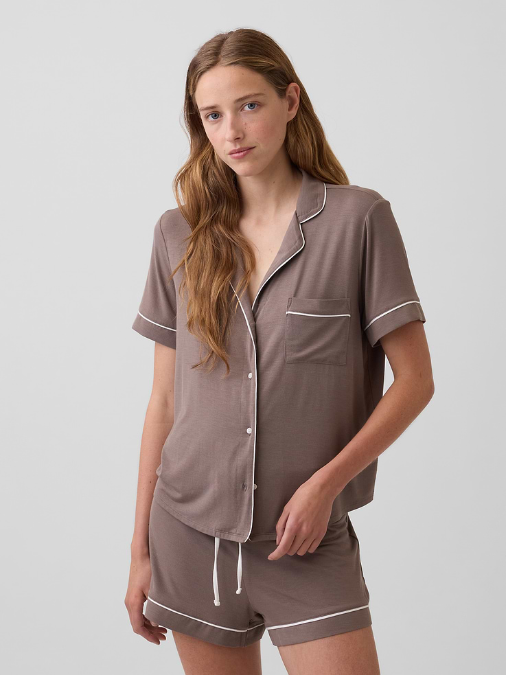 Image number 1 showing, SoftMade Modal PJ Top