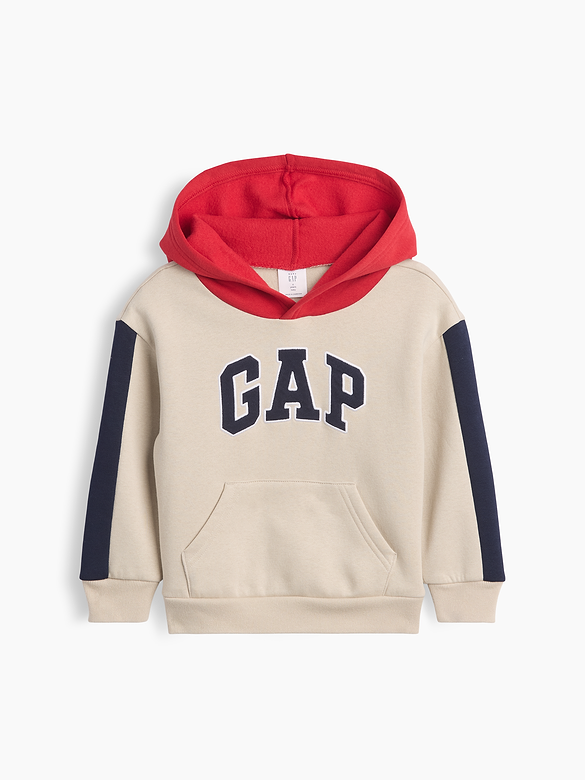 babyGap Relaxed Colorblock Logo Hoodie