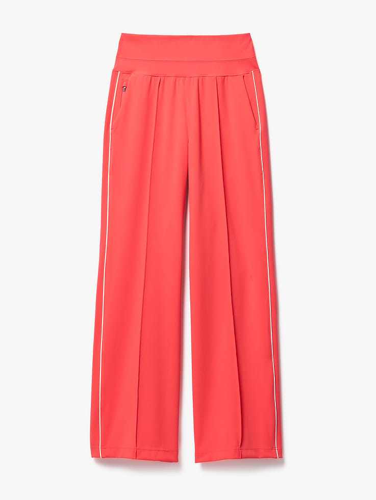 Image number 7 showing, Venice High Rise Track Stripe Wide Leg Pant