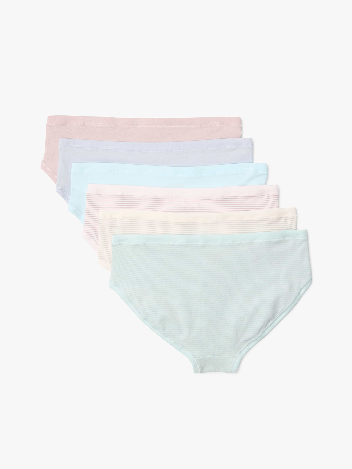 Image number 2 showing, Athleta Girl Right Moves Cotton Bikini Underwear 6-Pack