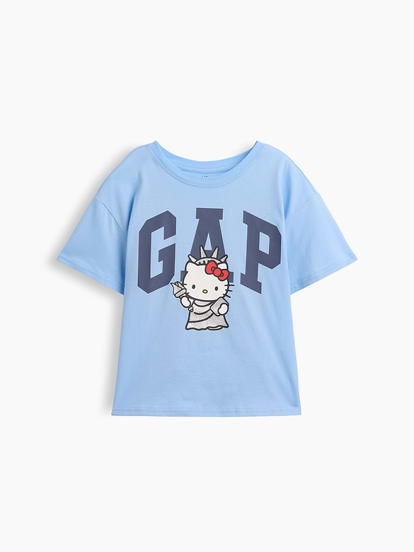 GapKids Hello Kitty Oversized Logo T-Shirt