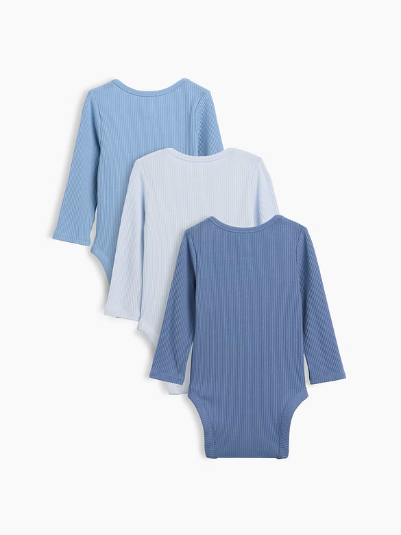 Baby First Favorites TinyRib Pocket Bodysuit (3-Pack)