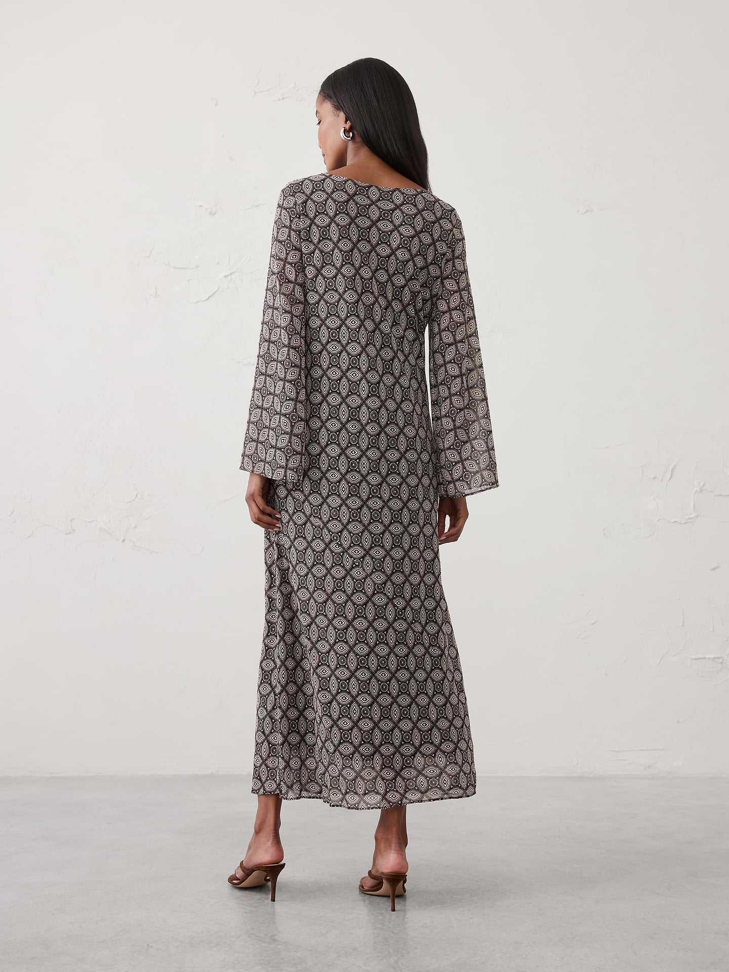 Image number 2 showing, Boatneck Maxi Dress