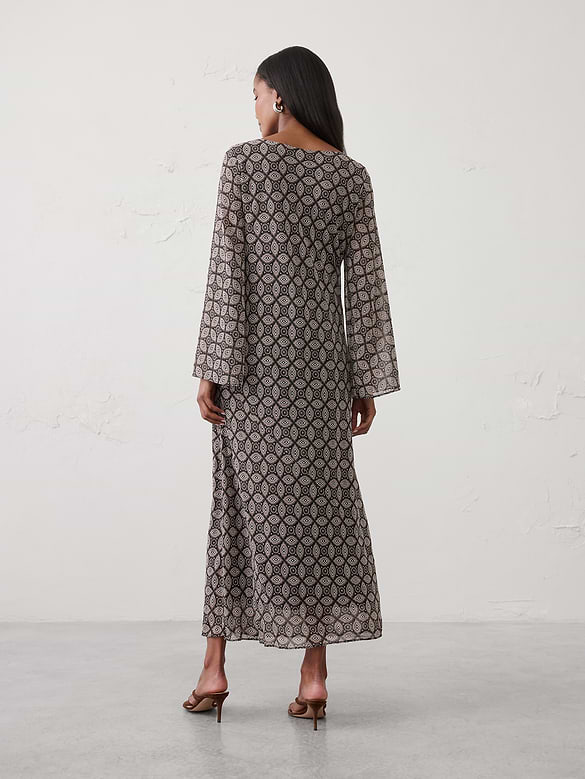 Boatneck Maxi Dress