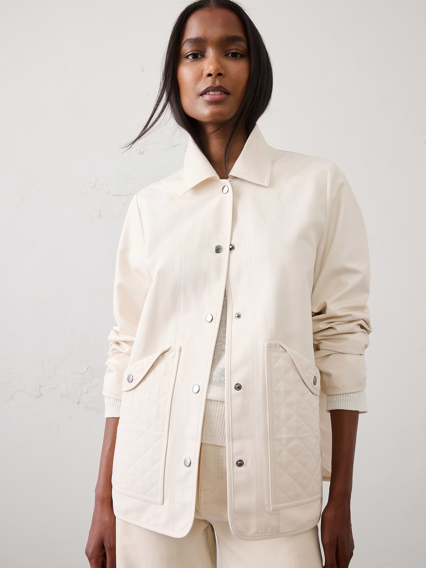 Image number 3 showing, Quilted Patchwork Jacket