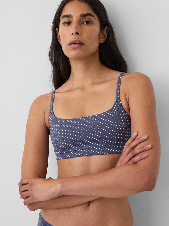 SoftMade Organic Stretch Cotton Scoop Bralette