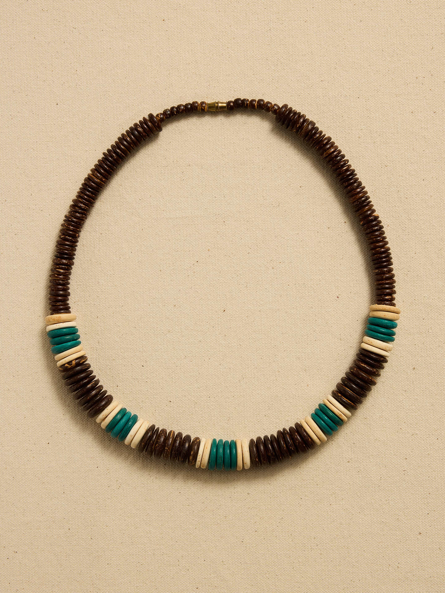 Image number 1 showing, Archive Graduated Brown Beaded Matinee Necklace