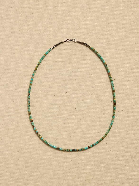 Archive Dainty Turquoise Beaded Necklace