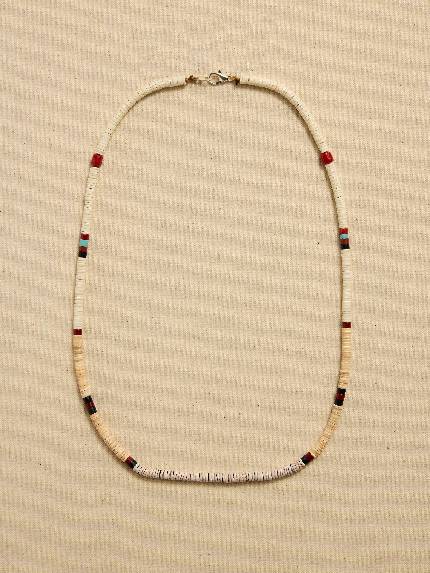 Image number 1 showing, Archive Long Beaded Surfer Necklace