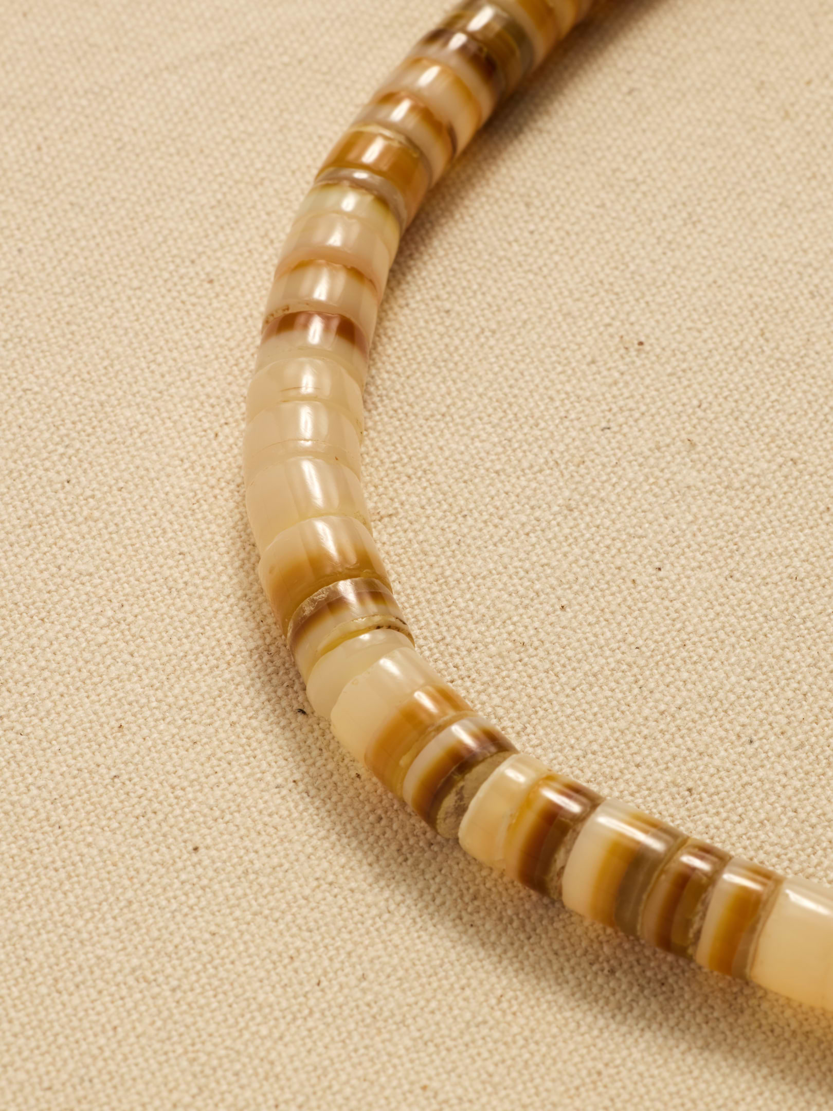 Image number 2 showing, Archive Gold Lip Oyster Beaded Necklace
