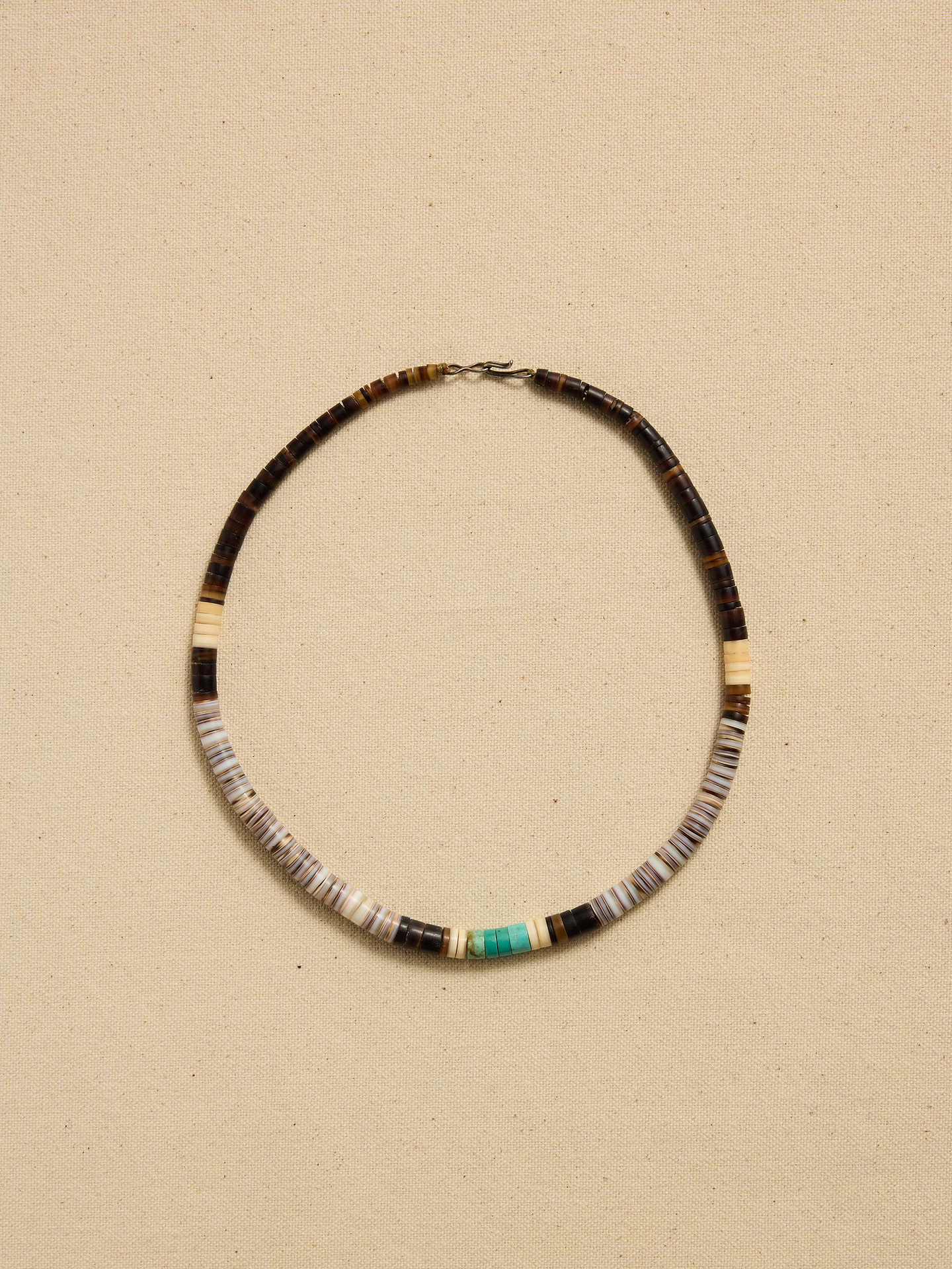 Image number 1 showing, Archive Off-Center Turquoise Beaded Choker Necklace