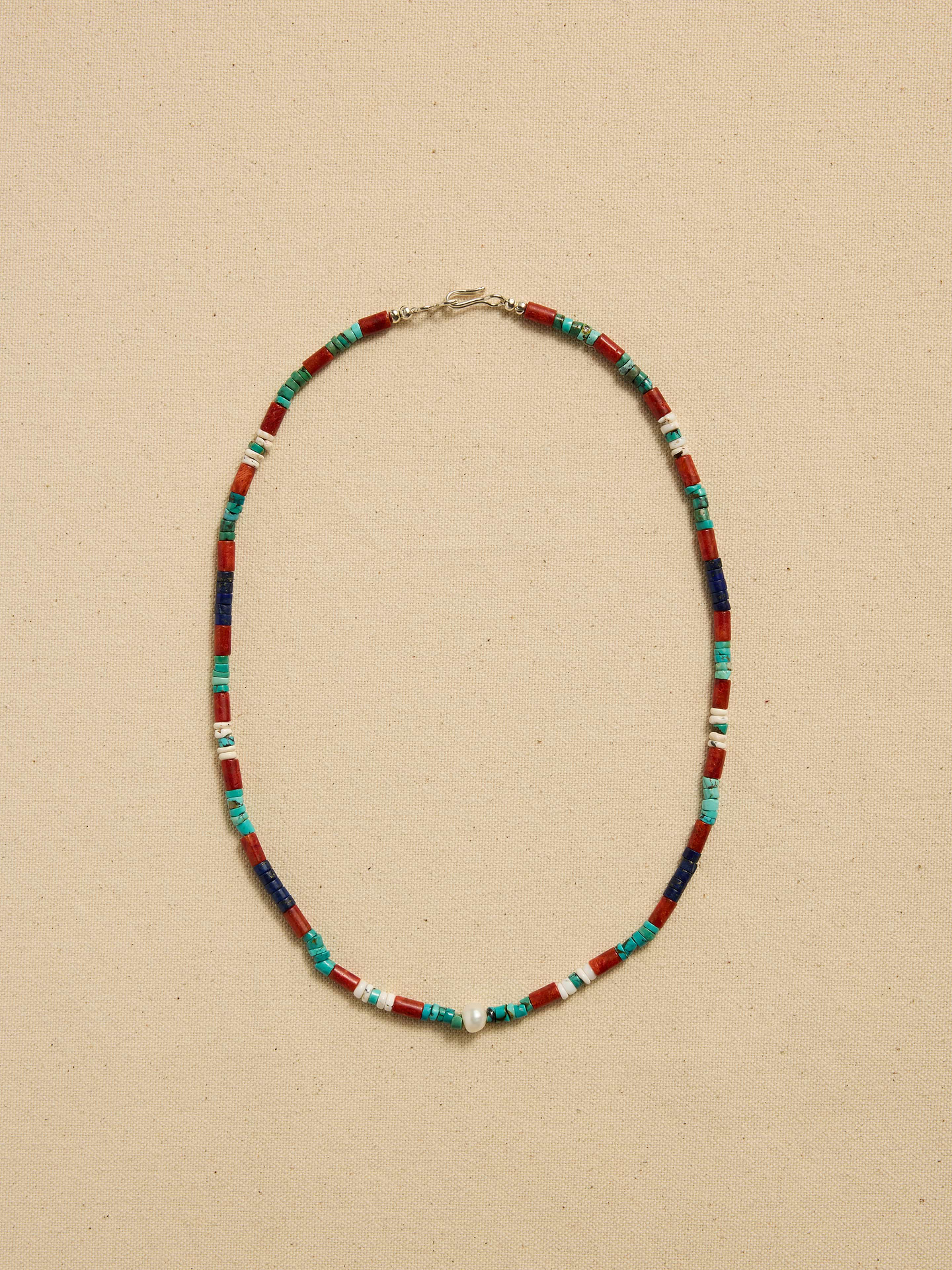 Image number 1 showing, Archive Pearl-Centered Beaded Princess Necklace