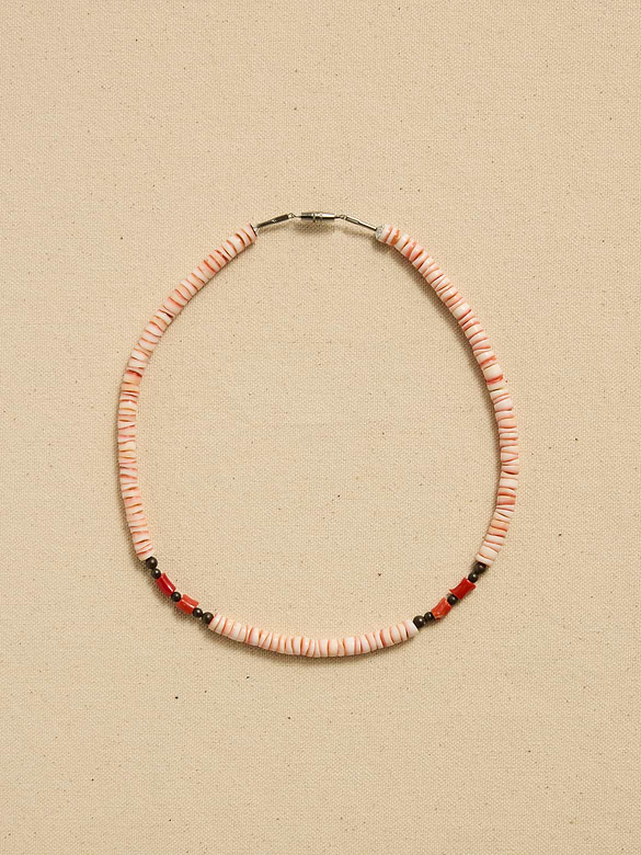 Archive Mixed Pink Beaded Choker Necklace
