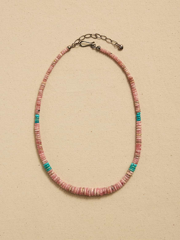 Archive Graduated Coral Beaded Matinee Necklace