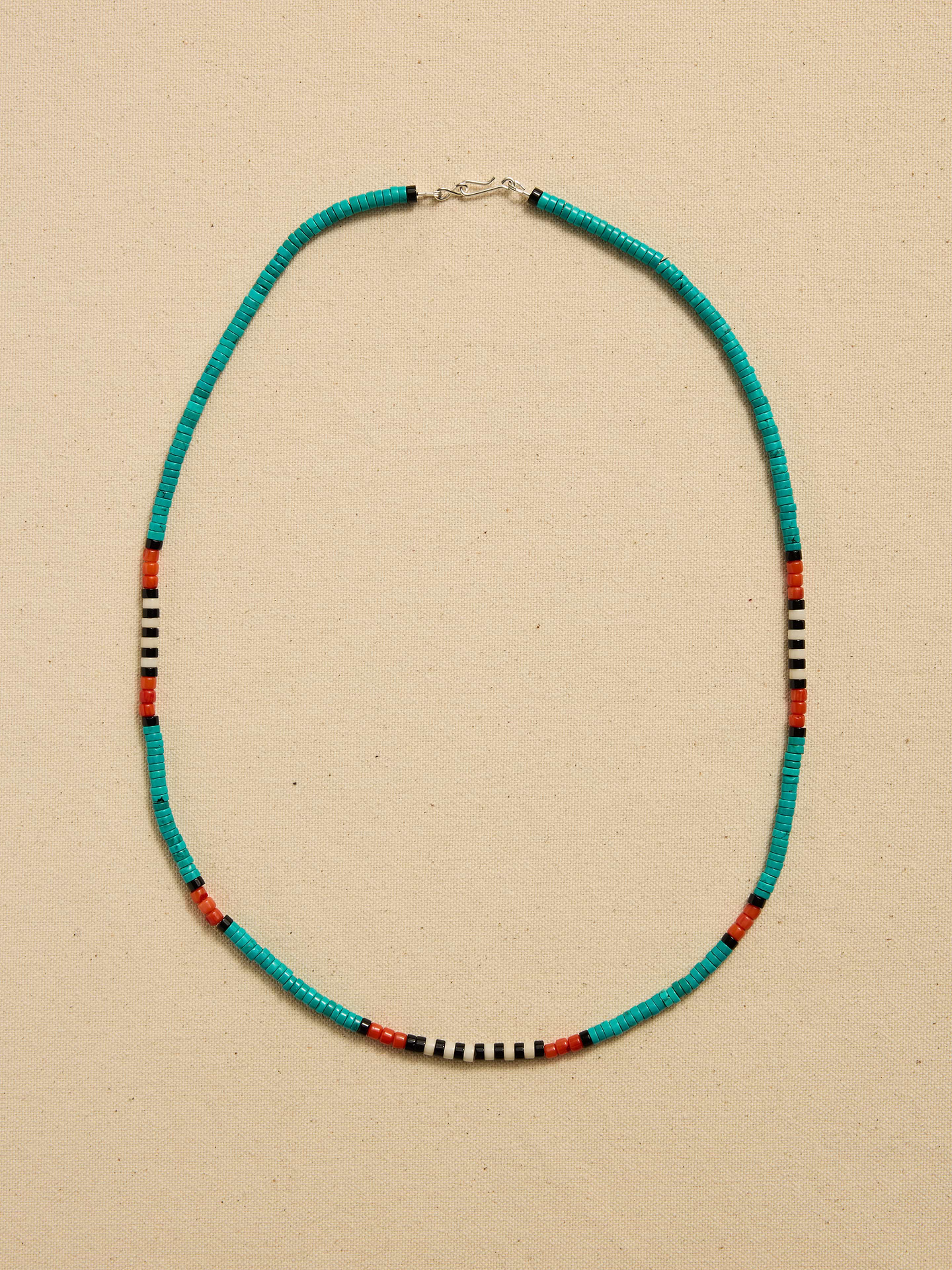 Image number 1 showing, Archive Dainty Turquoise Beaded Matinee Necklace