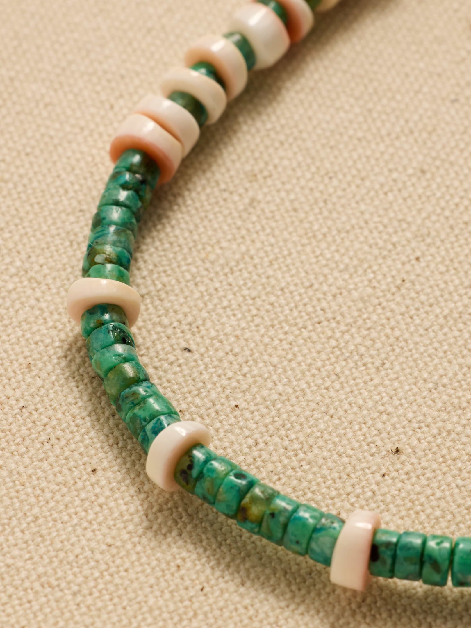 Image number 2 showing, Archive Mixed Green Beaded Necklace