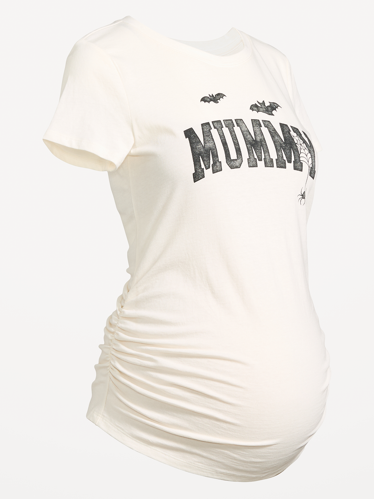 L'image numéro 2 présente T-shirt de Maternité froncé sur les côtés à imprimé