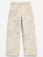 L'image numéro 1 présente Pantalon en coton ouaté coupe très généreuse pour garçon