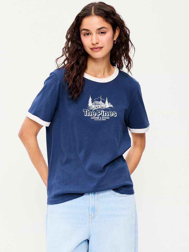 Image number 1 showing, EveryWear Crew-Neck T-Shirt