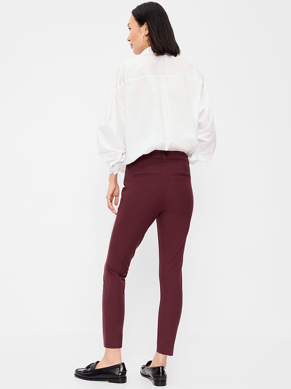 High-Waisted Pixie Skinny Ankle Pants