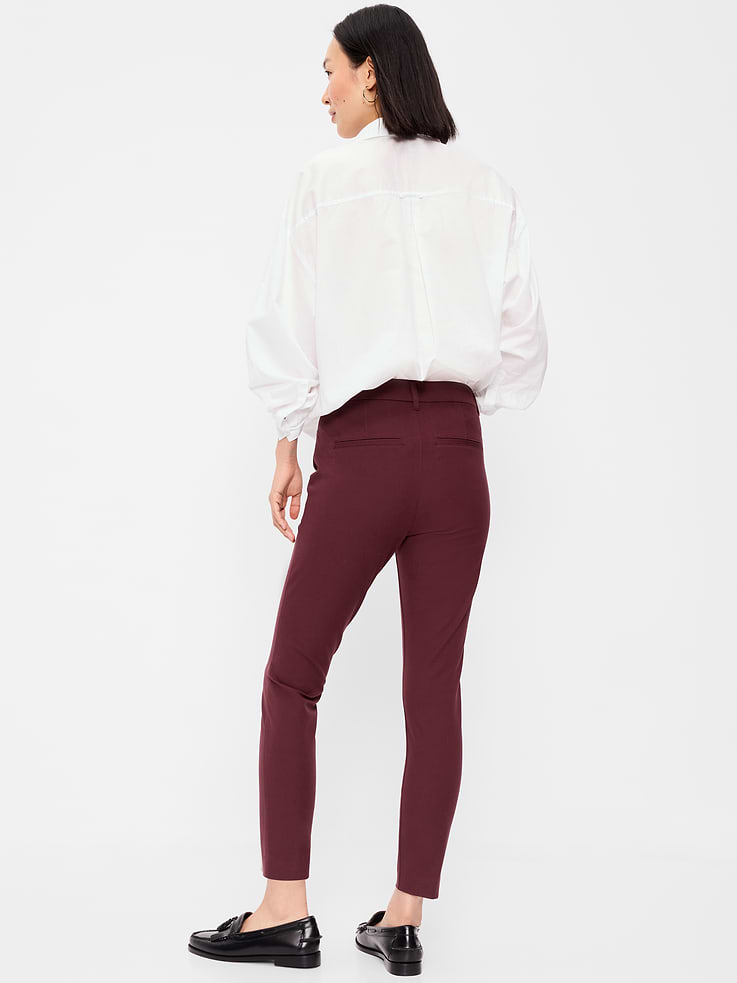 Image number 3 showing, High-Waisted Pixie Skinny Ankle Pants