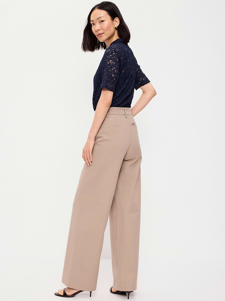 Image number 3 showing, High-Waisted Pixie Super Wide-Leg Pants