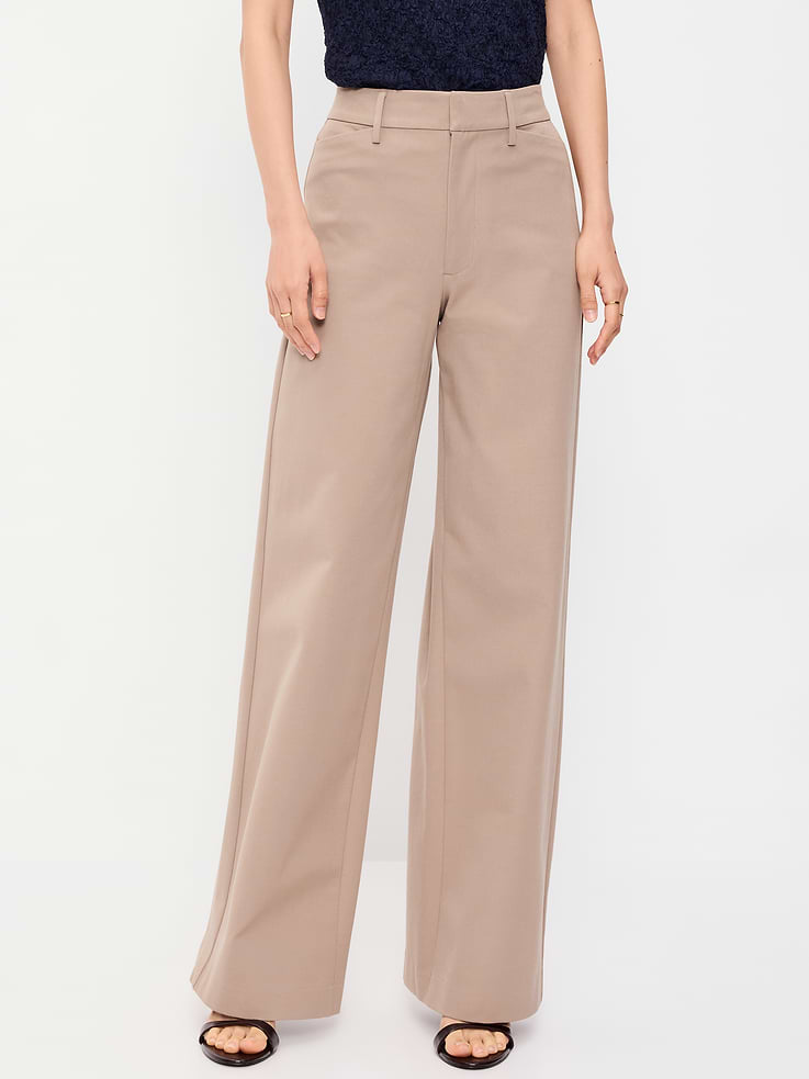 Image number 2 showing, High-Waisted Pixie Super Wide-Leg Pants
