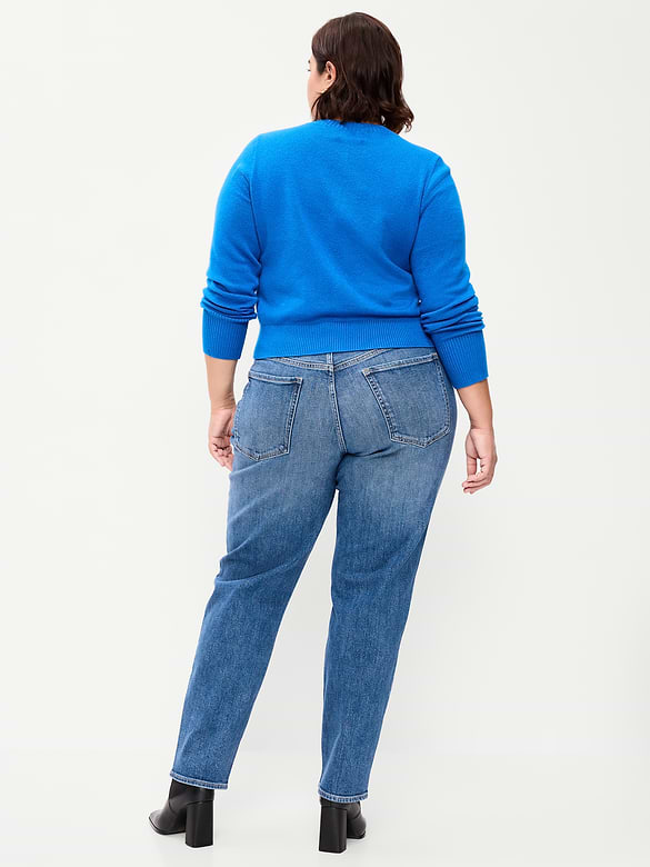 High-Waisted OG Straight Ankle Jeans