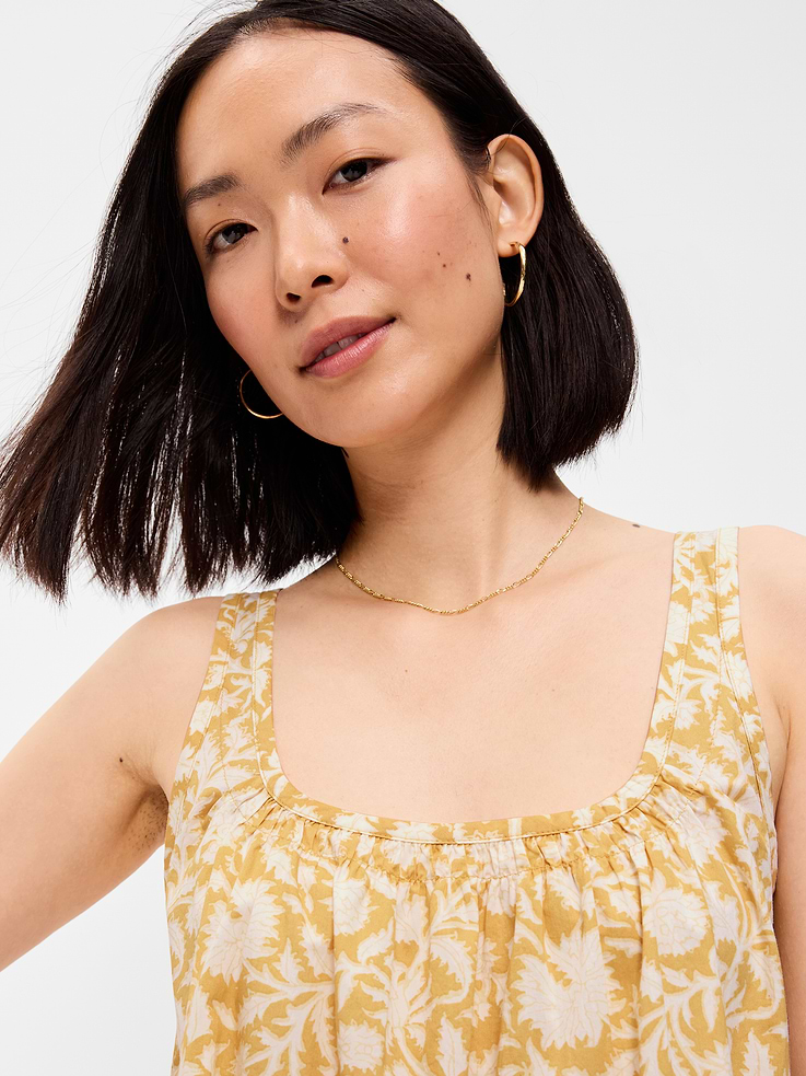 Image number 5 showing, Sleeveless Scoop-Neck Mini Swing Dress