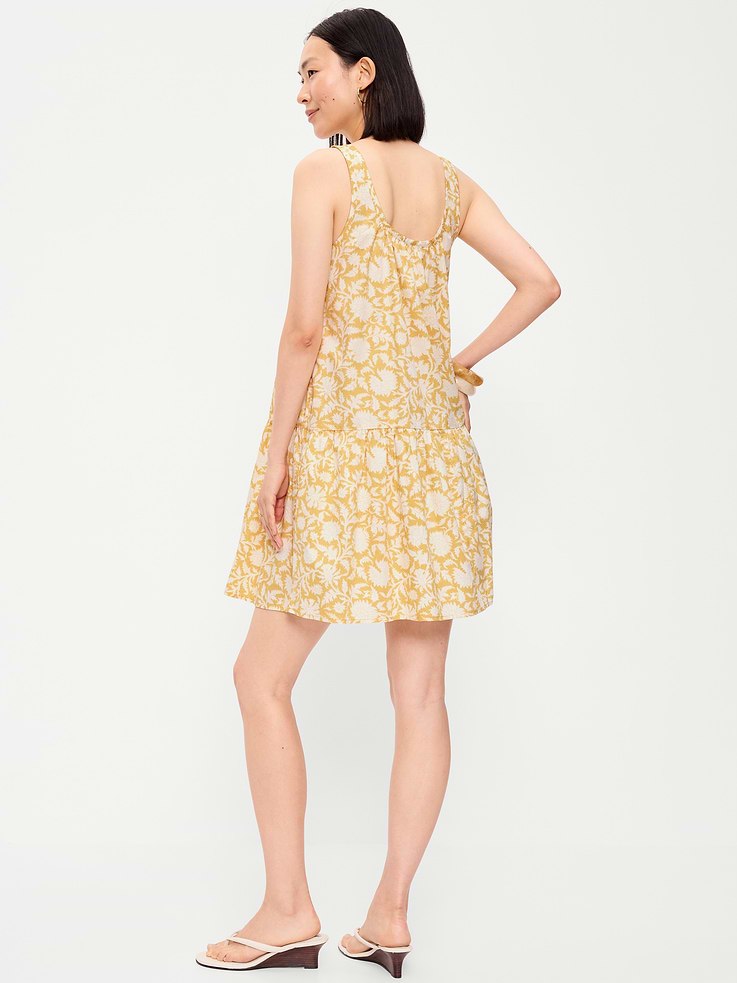 Image number 2 showing, Sleeveless Scoop-Neck Mini Swing Dress