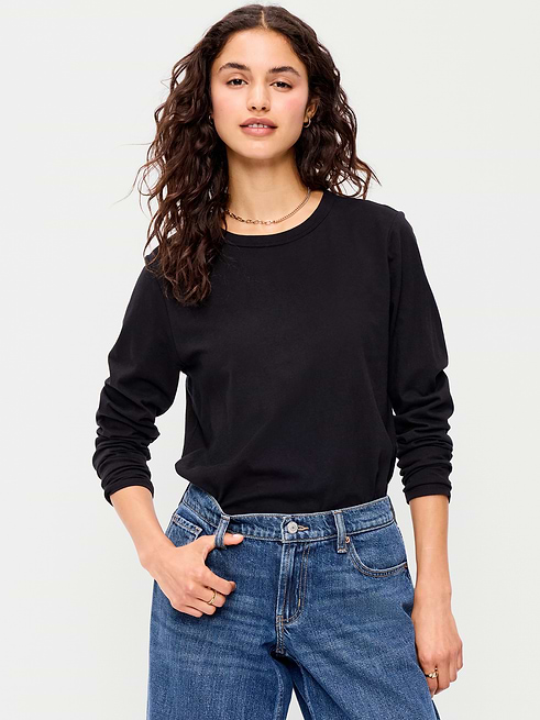 EveryWear EveryWear Long-Sleeve T-Shirt on clearance at Old Navy — 50% off