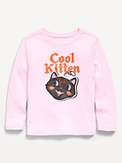 Image number 1 showing, Long-Sleeve Unisex Graphic T-Shirt for Toddler