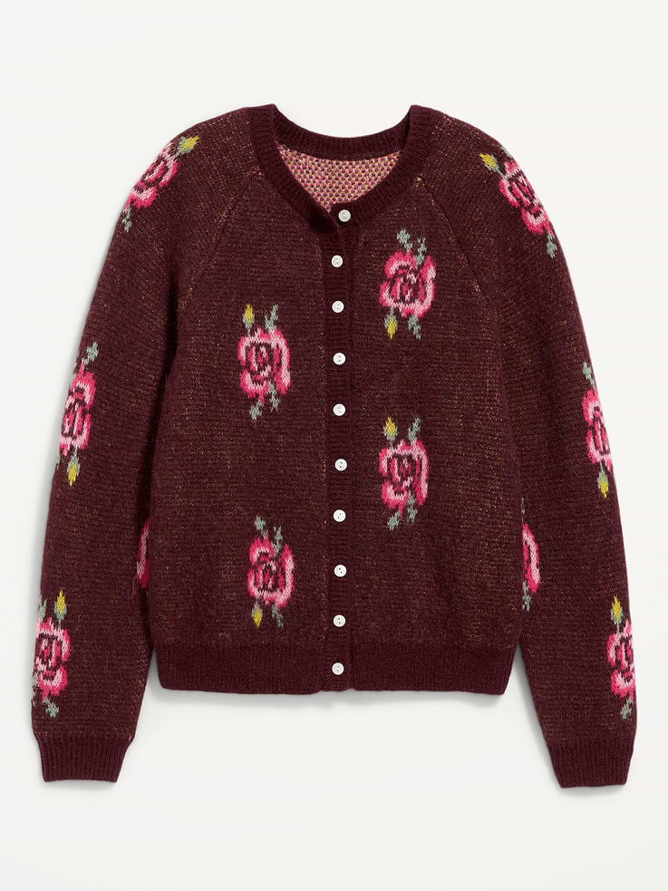 Image number 4 showing, Slouchy Crew-Neck Cardigan