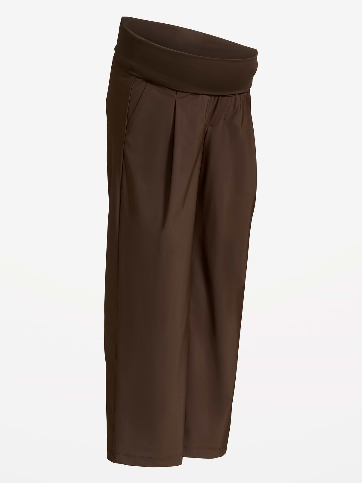 Image number 2 showing, Maternity Rollover-Waist SleekTech Trouser Pants