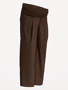 Image number 2 showing, Maternity Rollover-Waist SleekTech Trouser Pants