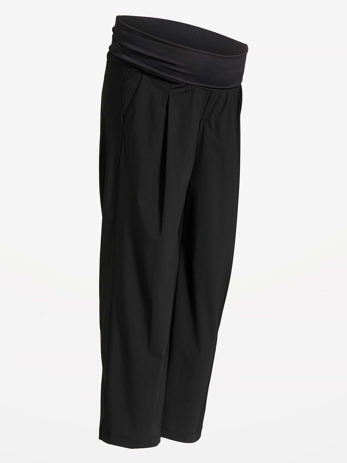 Image number 2 showing, Maternity Rollover-Waist SleekTech Trouser Pants