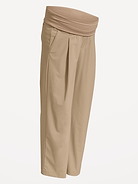 Image number 2 showing, Maternity Rollover-Waist SleekTech Trouser Pants