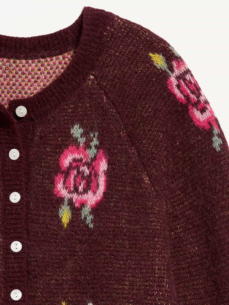 Image number 5 showing, Slouchy Crew-Neck Cardigan