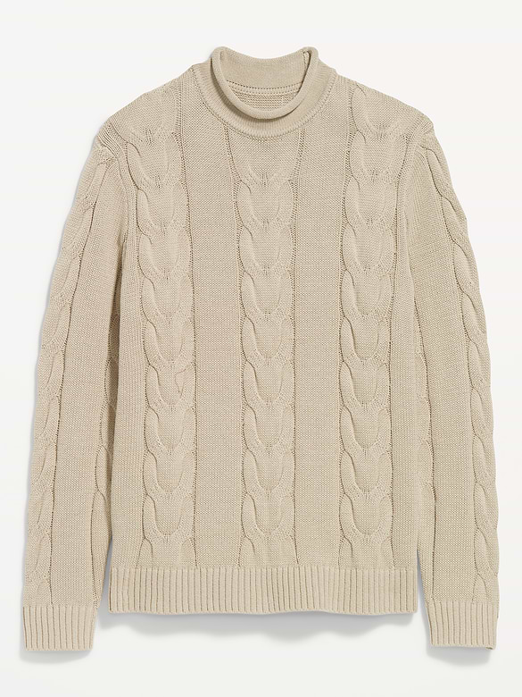 Loose Cable-Knit Sweater