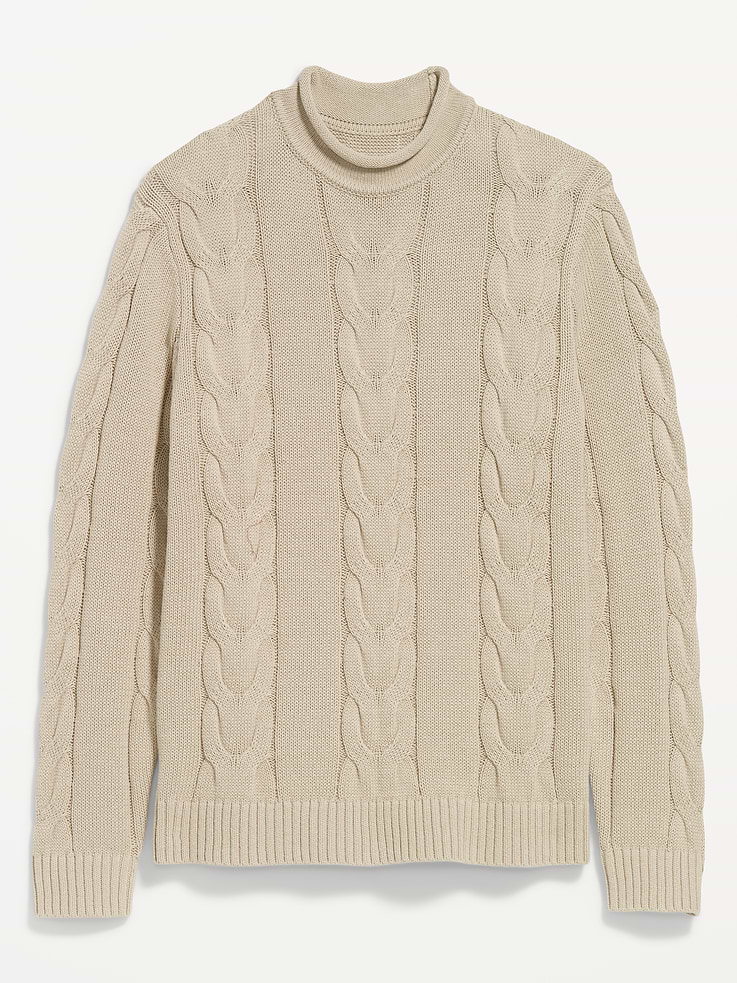 Image number 4 showing, Loose Cable-Knit Sweater